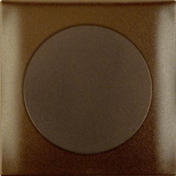 1 - 10 V draaipotentiometer met afdekraam, berker Integro, bruin